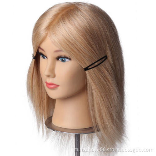 Hair human wig product mannequin head hairdressing training heads